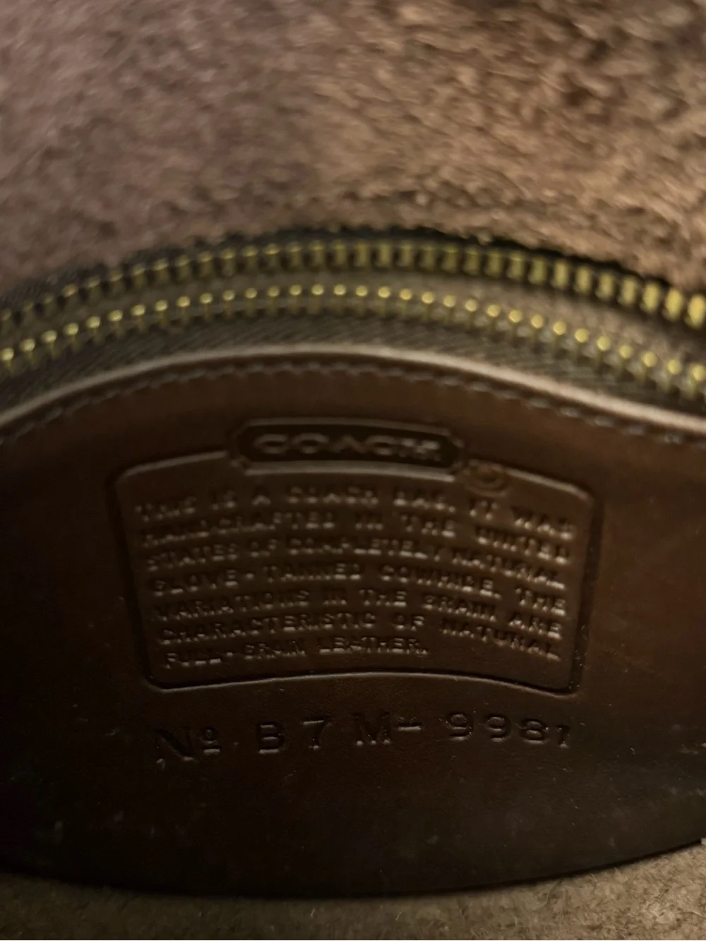 Coach genuine vintage
